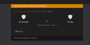 Đánh giá phong độ hiện tại của RS Berkane vs AL-Ahly